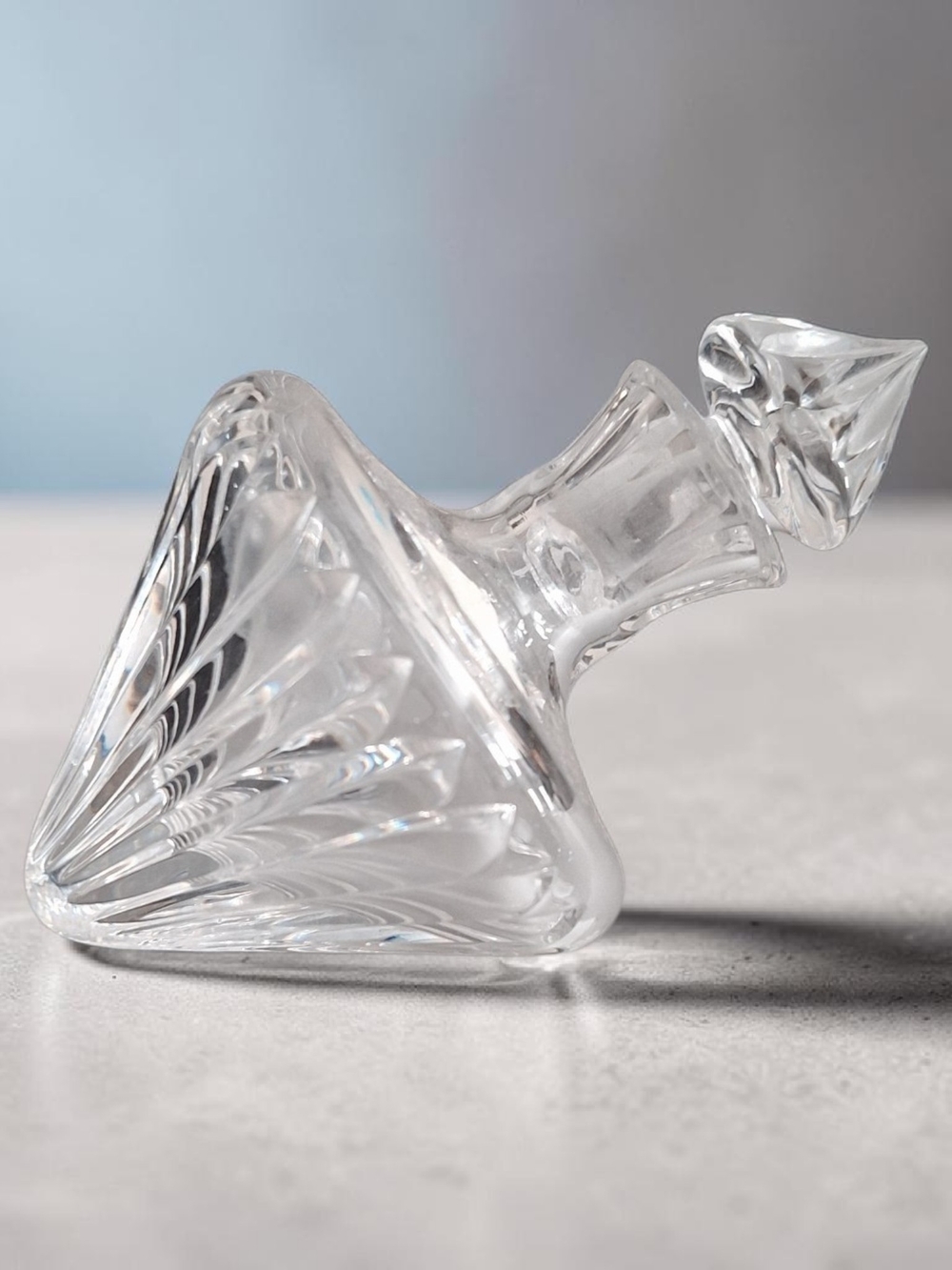 VINTAGE NEIMAN MARCUS 95TH ANNIVERSARY CRYSTAL PERFUME BOTTLE!